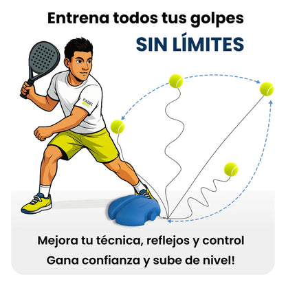 PadelSolo™ – Kit de entrenamiento de pádel