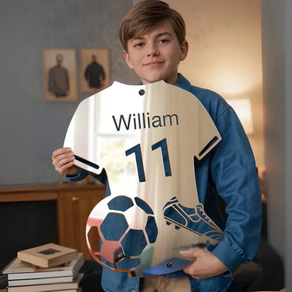 LumiGoal | Personalised LED Football Mirror Lamp